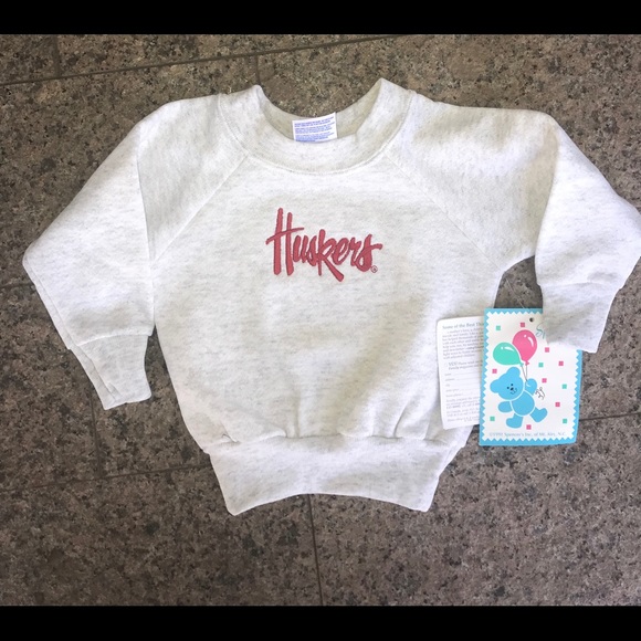 1990s NEBRASKA College Team Huskers Sweatshirt - Picture 1 of 3